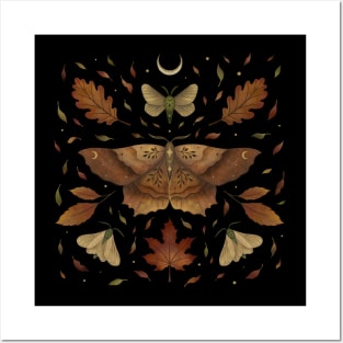 Autumn Moth Posters and Art